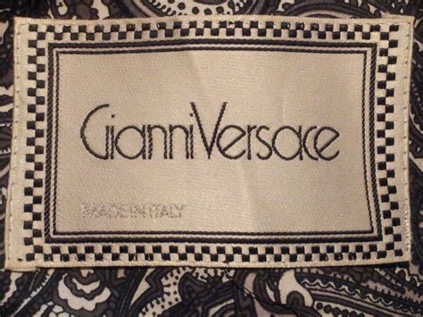 gianni versace clothes|vintage gianni versace label.